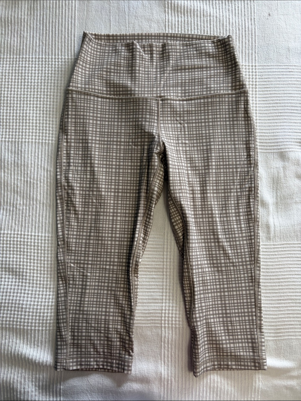 Lululemon Plaid Cropped Leggings